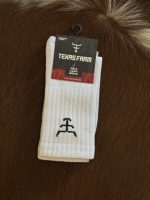 MEIA TEXAS FARM COR BRANCA
